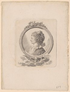 Portrait of Sophie Schwarz, née Becker by Daniel Nikolaus Chodowiecki