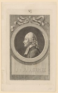 Portrait of Ioh. Aug. Hermes by Daniel Nikolaus Chodowiecki