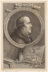 Portrait of Pascha Johann Friedrich Weitsch by Daniel Nikolaus Chodowiecki