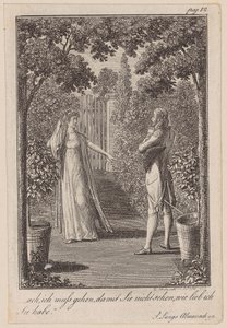 Robert Confesses His Love to Louise by Daniel Nikolaus Chodowiecki