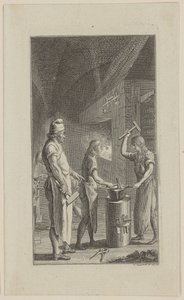 Blacksmith by Daniel Nikolaus Chodowiecki