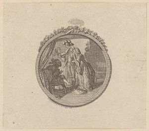 Title Vignette for the Chivalric Romance “Palmerin von Oliva” by Daniel Nikolaus Chodowiecki