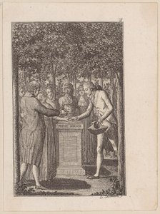 Engagement, Sheet 6 from the Story "The Offering" by Daniel Nikolaus Chodowiecki