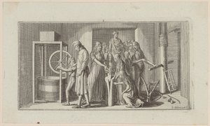 Workshop of a Mechanic by Daniel Nikolaus Chodowiecki