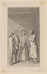 To "Honesty Lasts the Longest, or Infidelity Strikes Its Own Master. A Play in One Act." by Daniel Nikolaus Chodowiecki
