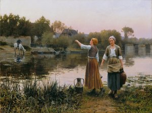 The Water Carriers by Daniel Ridgway Knight
