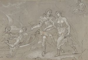 The Rape of Helena, (detail), late 17th-18th century by Daniel Seiter