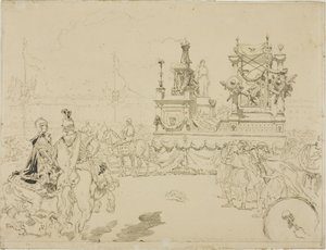 Scene from the Fêtes de Rennes by Daniel Urrabieta Vierge
