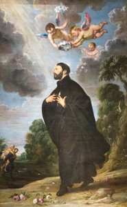 St Francis Xavier, Altarpiece by Daniel & Wildens Jan (1586 1653) Seghers