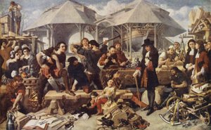 Peter the Great at Deptford Dockyard, London