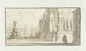 Square in Front of a Renaissance Palace