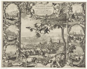 Victories of King William III in Ireland (upper half), 1690 by Daniel de Lafeuille