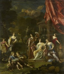 Allegorizing Portrait of the Children of Diederic van Leyden