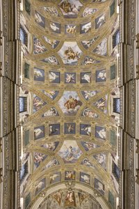 Vault of the central nave, Church of S. Maria Assunta by Daniele Crespi