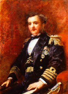 Portrait of Admiral Mervyn Medlycott by Danielle Ranzoni