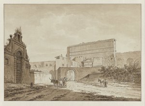 The Porta Maggiore in Rome by Daniël Dupré