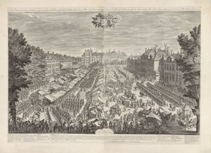 Hague Fair with the Prince and Princess of Orange, 1686 by Daniël Marot (I)
