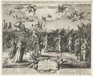 Allegorical Triumphal Entry of Frederick Henry, 1629 by Daniël van den Bremden