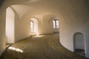 Interior of the Round Tower, completed 1643