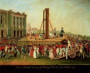 The Execution of Marie-Antoinette, 16th Oct 1793