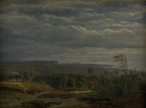 A View of a Wooded Landscape in Jutland