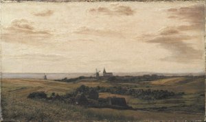 A View towards Assens in Funen. In the Distance the Coast of Schleswig