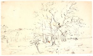 Landscape with Trees by Dankvart Dreyer