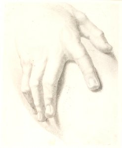 Study of a Hand by Dankvart Dreyer