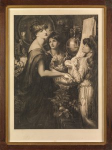 La Bella Mano by Dante Gabriel (after) Rossetti