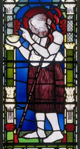 Banstead, All Saints, Morris Marshall & Faulkner & Co, DG Rossetti, John The Baptist