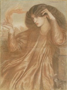 The Lady of the Flame by Dante Gabriel Charles Rossetti