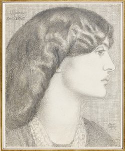 Mrs William Morris, 1860