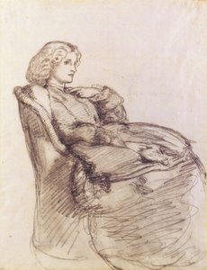 Portrait of Annie Miller by Dante Gabriel Charles Rossetti