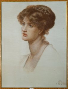 Portrait of Mrs. William J. Stillman, Bust Length by Dante Gabriel Charles Rossetti