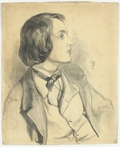 Portrait of William Michael Rossetti by Dante Gabriel Charles Rossetti