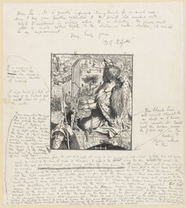 St Cecilia The Moxon Tennyson by Dante Gabriel Charles Rossetti