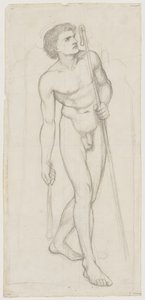 Study for Altar Piece by Dante Gabriel Charles Rossetti