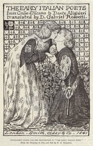 Unpublished Design for the Frontispiece to The Early Italian Poets