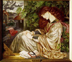 La Pia by Dante Gabriel Charles Rossetti