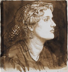 Portrait of Fanny Cornforth, c. 1860 by Dante Gabriel Rossetti