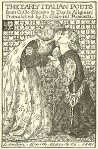 The Early Italian Poets, Design for a Title Page