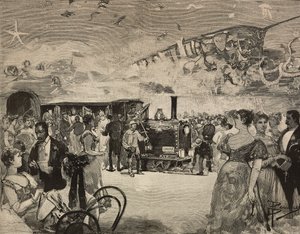 Carnival party at International Artistic Club of Rome, Italy