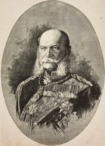 Emperor William I of Germany in 1887 (engraving) by Dante Paolocci