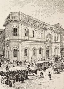 Evangelical church on Via Nazionale, Rome, Italy by Dante Paolocci