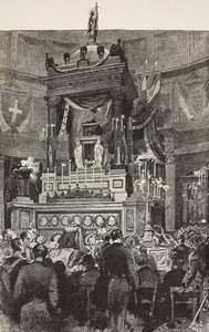 Funeral ceremony of Victor Emmanuel II, Rome, Italy by Dante Paolocci