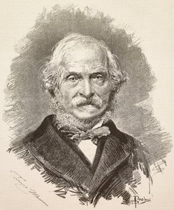 Portrait of Terenzio Mamiani (1799-1885), Italian Politician and Writer, Engraving from a Drawing by Dante Paolocci and a Photograph by Della Valle, from L
