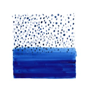 Abstract Blue Horizon by Danushka Abeygoda