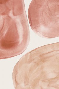Earthy Watercolor Shapes by Danushka Abeygoda