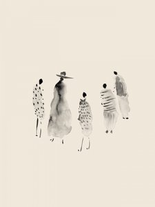 Fashionable Watercolor Figures by Danushka Abeygoda