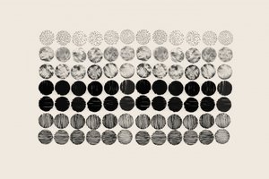 Gradient Textured Circles by Danushka Abeygoda
